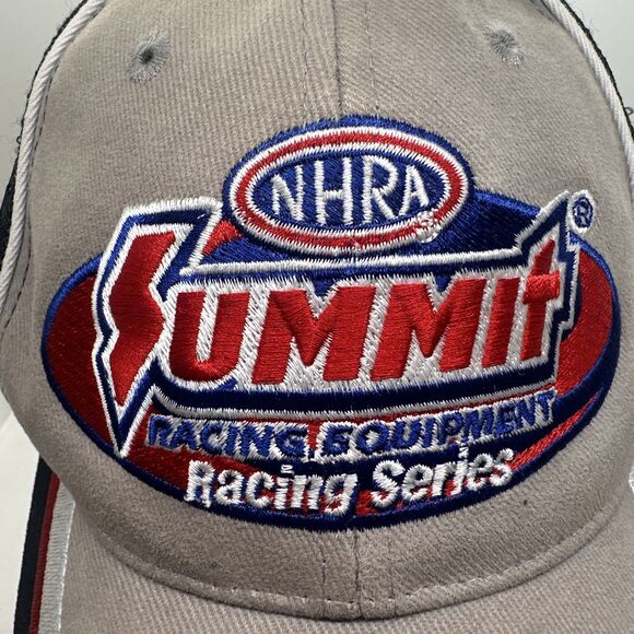 NHRA Summit Racing Equipment Racing Series Gray Black Mesh Baseball Hat 2018 - Picture 5 of 10